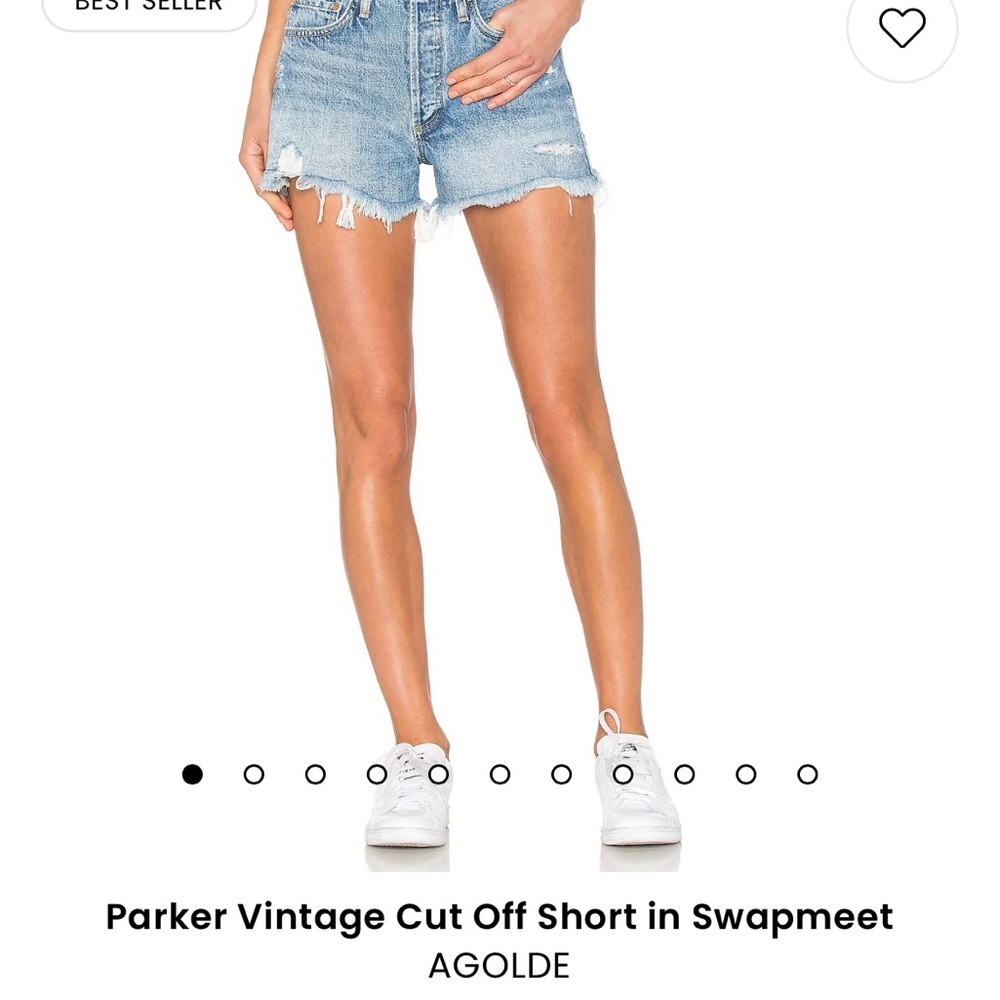 Agolde Parker Vintage Cut-off shorts, size 26. Purchased at Revolve-Los Angeles